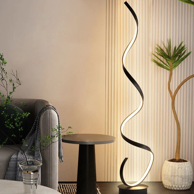 Chic Swirling Floor Lamps