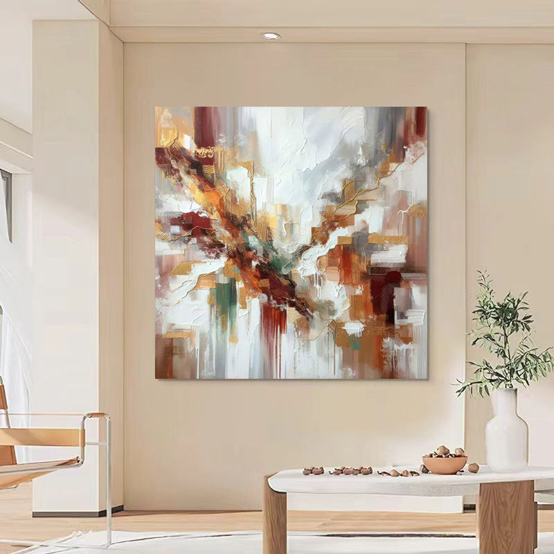 Abstract Large Colorful Oil Painting Canvas Wall Art Living Room