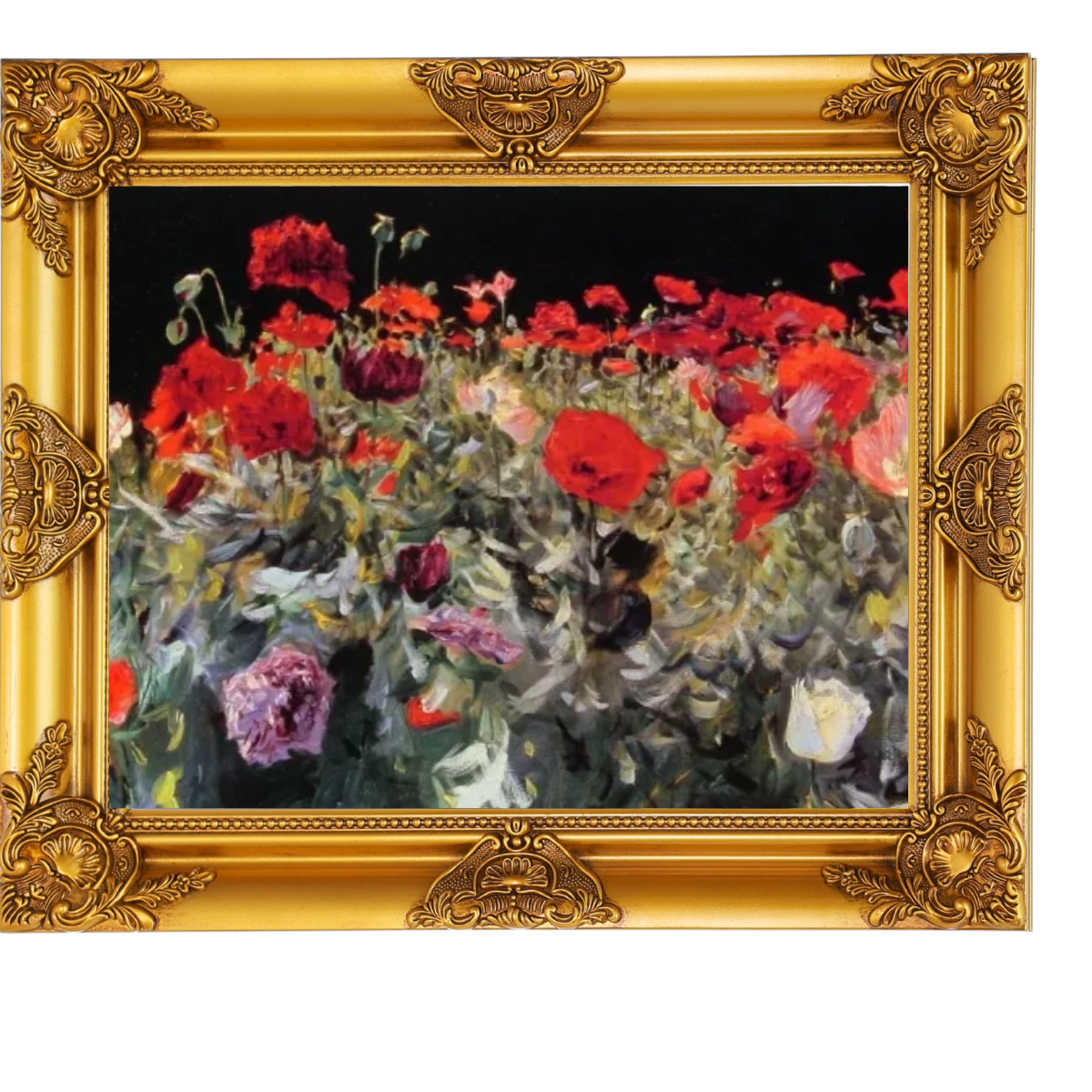 Poppies- Metal Flower Wall Art For Living Room