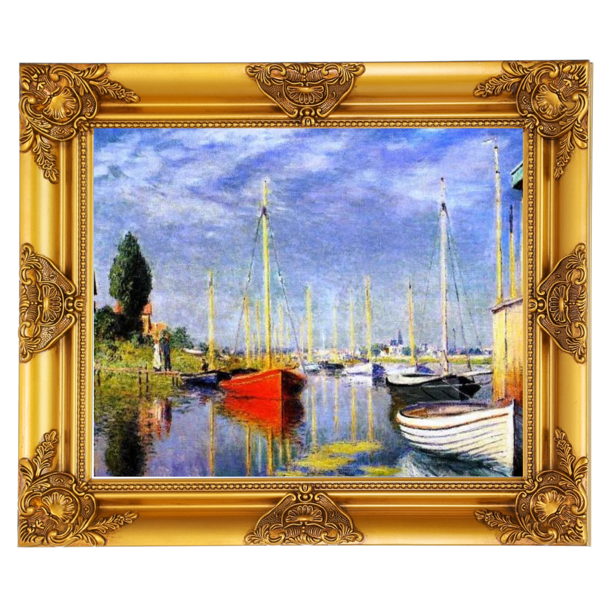 Yachts at Argenteuil - Vintage Wall Art Prints Decor For Living Room