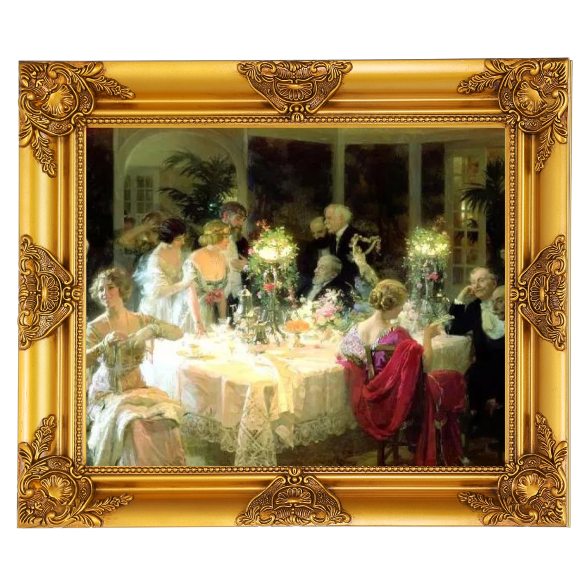 The End of Dinner - Vintage Wall Art Prints Decor For Dining Room