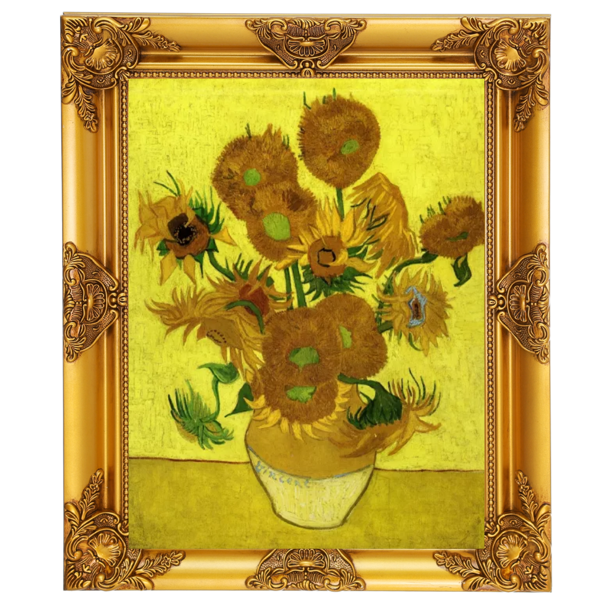 Still Life with Sun Flowers- Metal Art Wall Prints Decor For Living Room