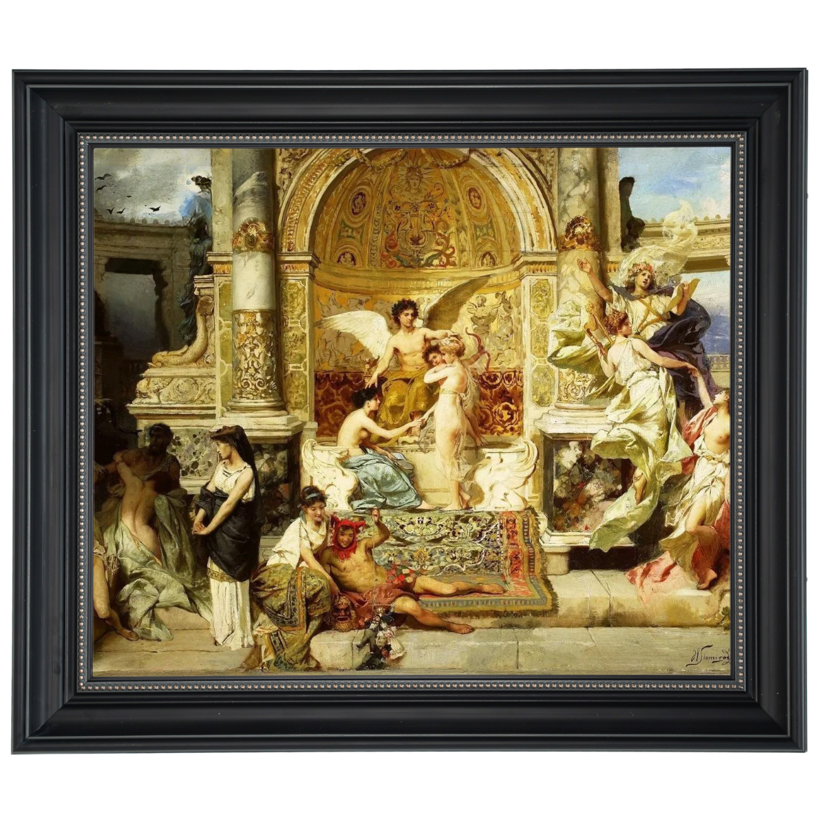Kurtyna - Vintage Wall Art Prints Decor For Bedroom