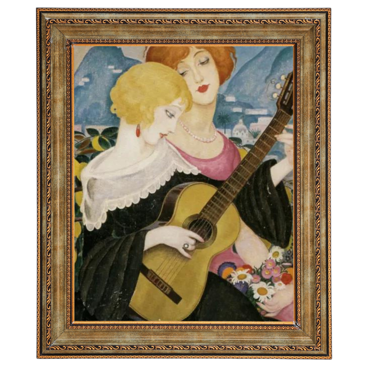 Air de Capri - Vintage Wall Art Prints Decor For Living Room