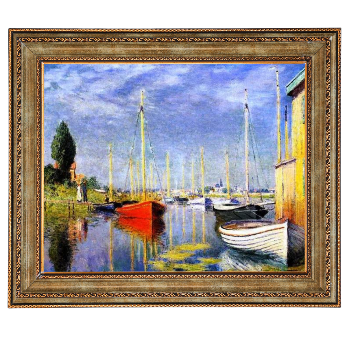 Yachts at Argenteuil - Vintage Wall Art Prints Decor For Living Room