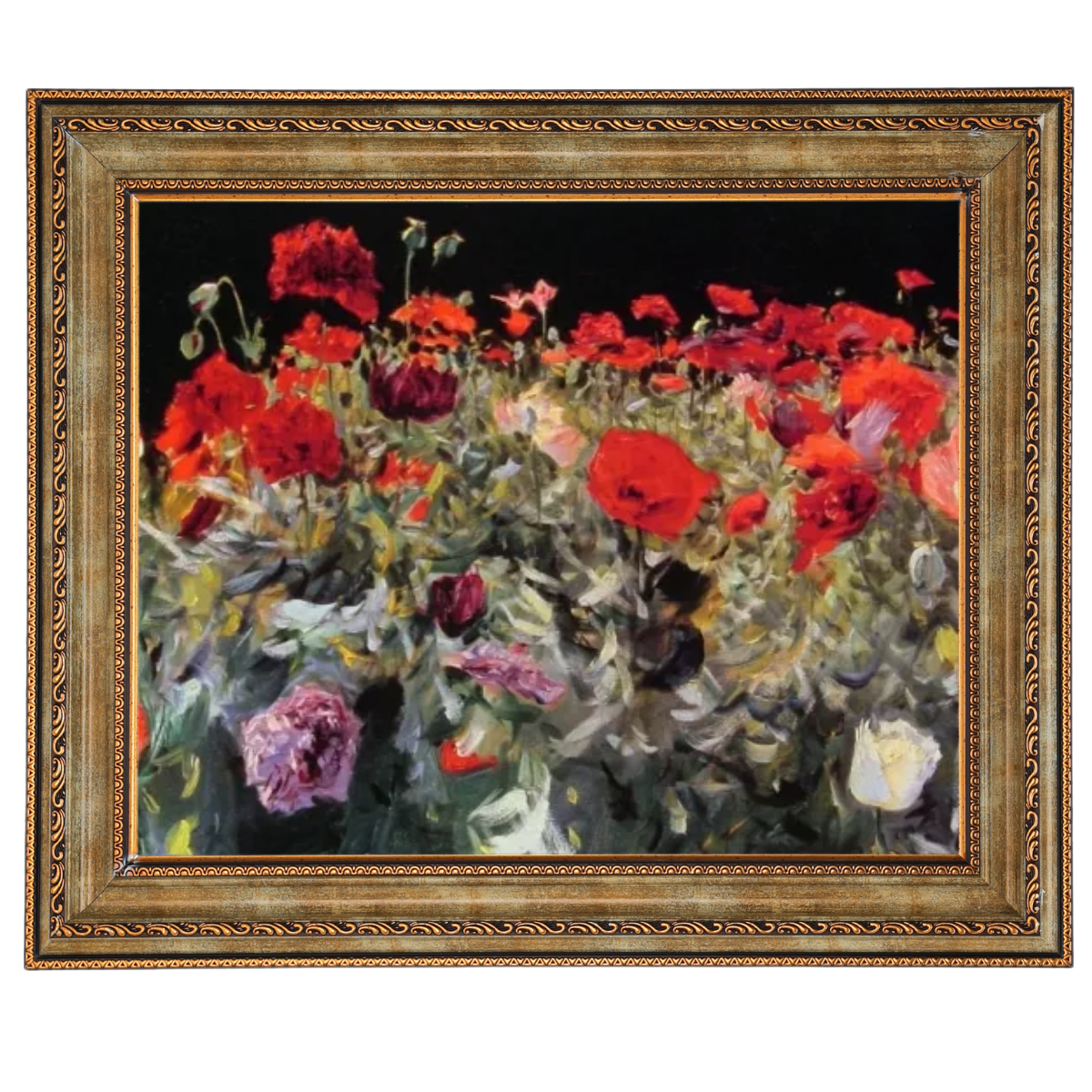 Poppies- Metal Flower Wall Art For Living Room