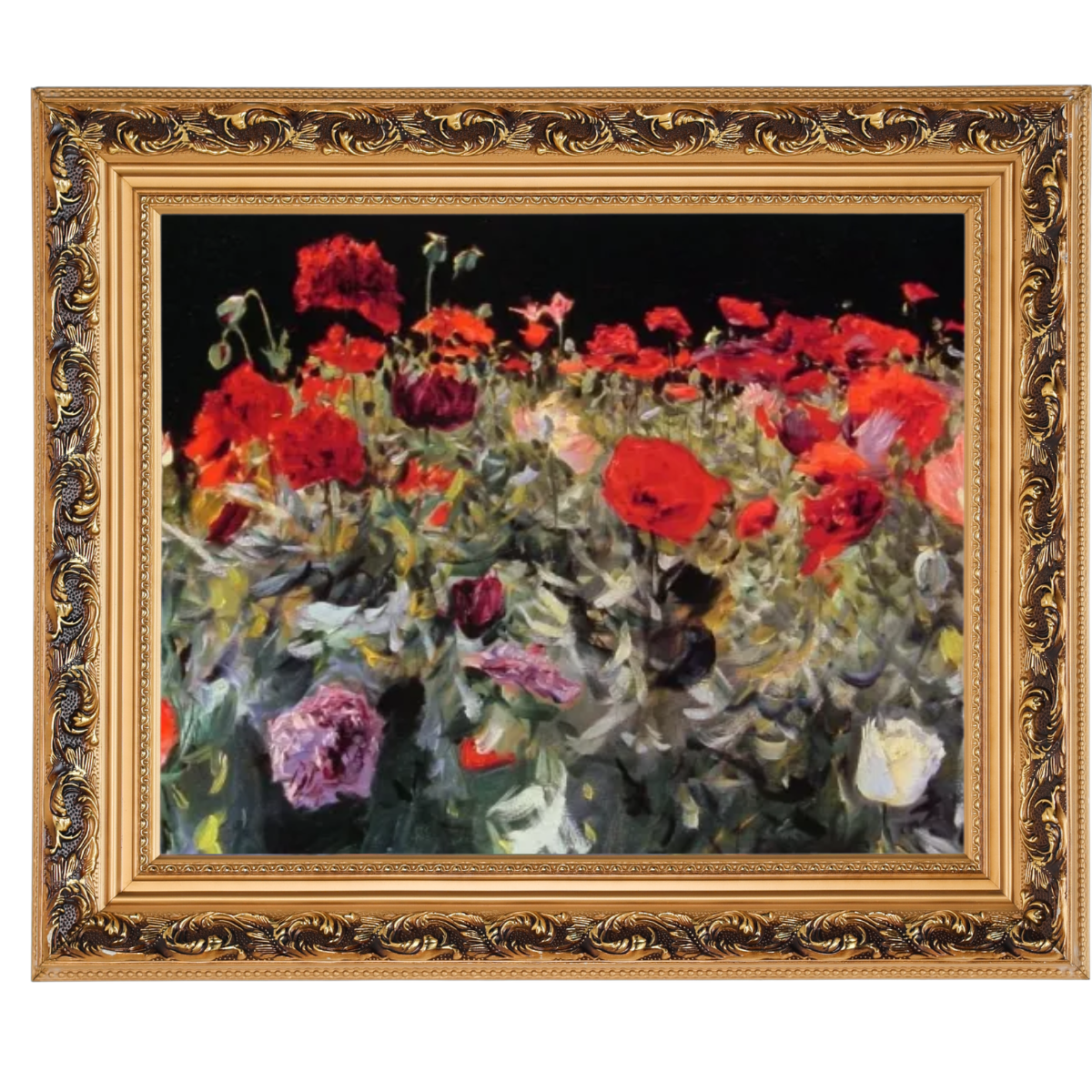 Poppies- Metal Flower Wall Art For Living Room