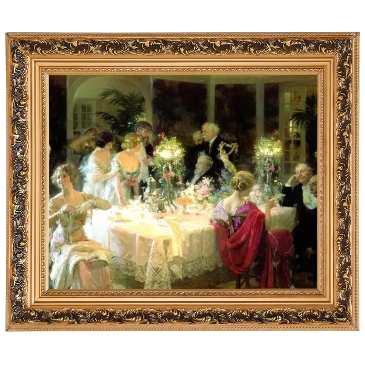 The End of Dinner - Vintage Wall Art Prints Decor For Dining Room