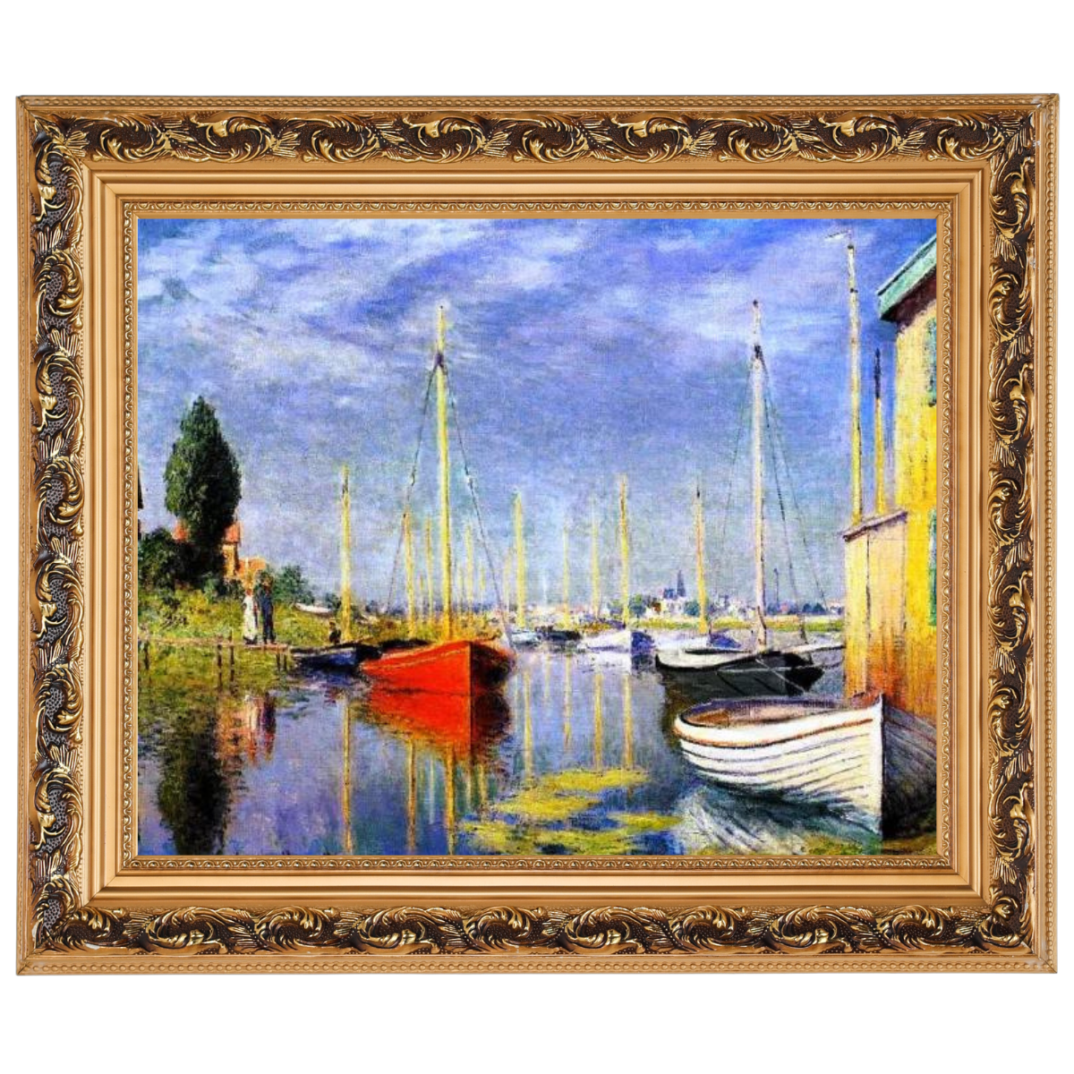 Yachts at Argenteuil - Vintage Wall Art Prints Decor For Living Room
