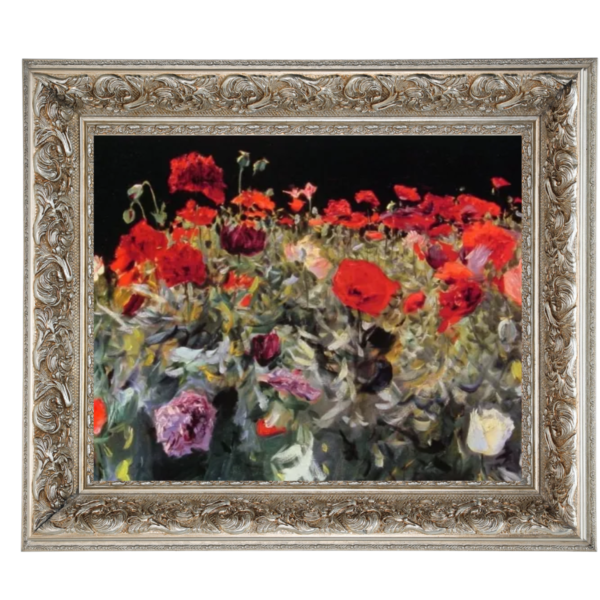 Poppies- Metal Flower Wall Art For Living Room