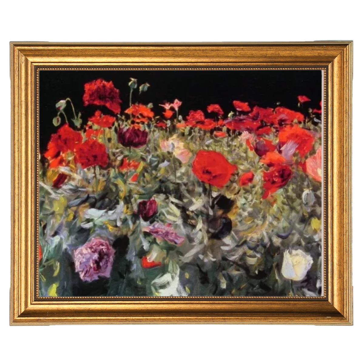 Poppies- Metal Flower Wall Art For Living Room