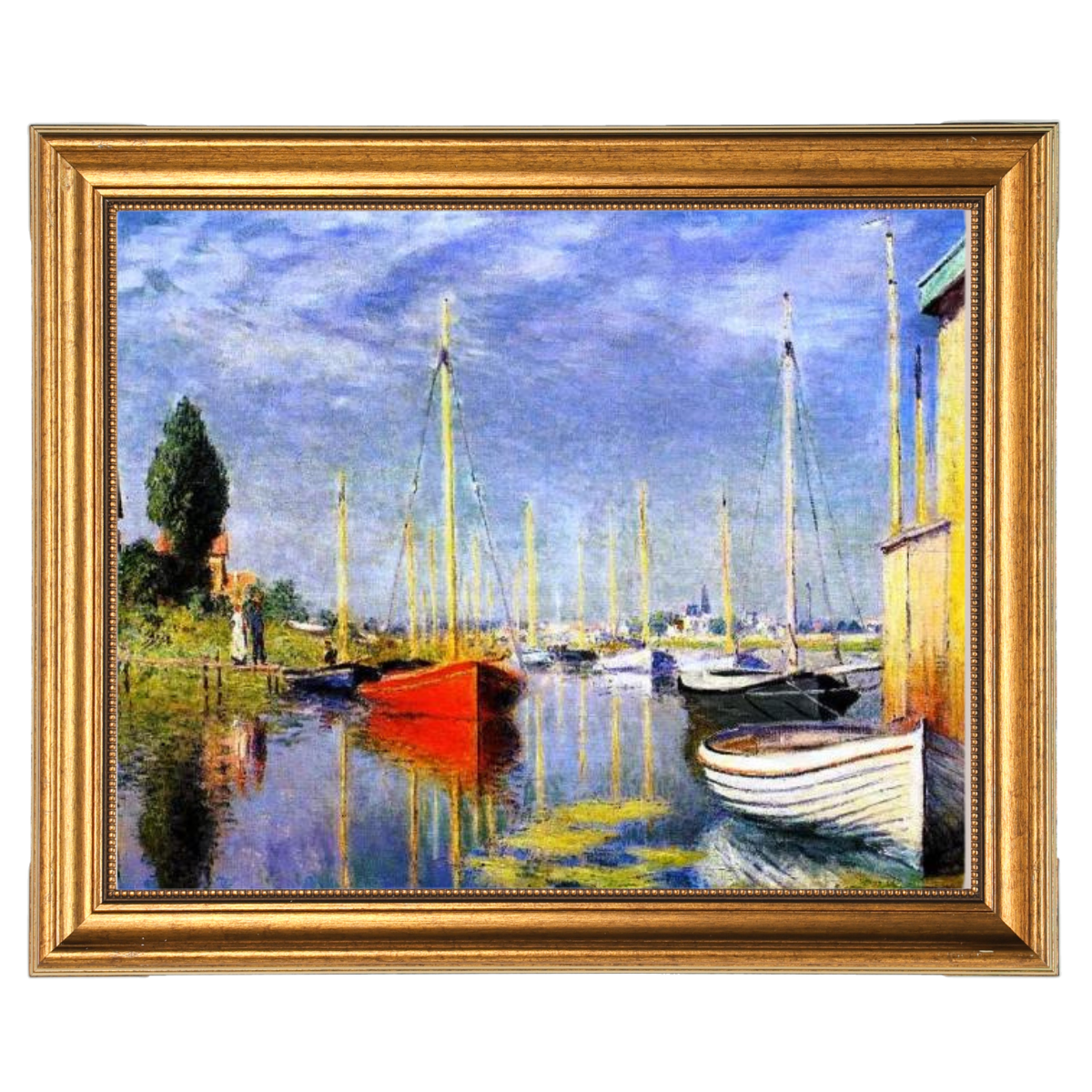 Yachts at Argenteuil - Vintage Wall Art Prints Decor For Living Room