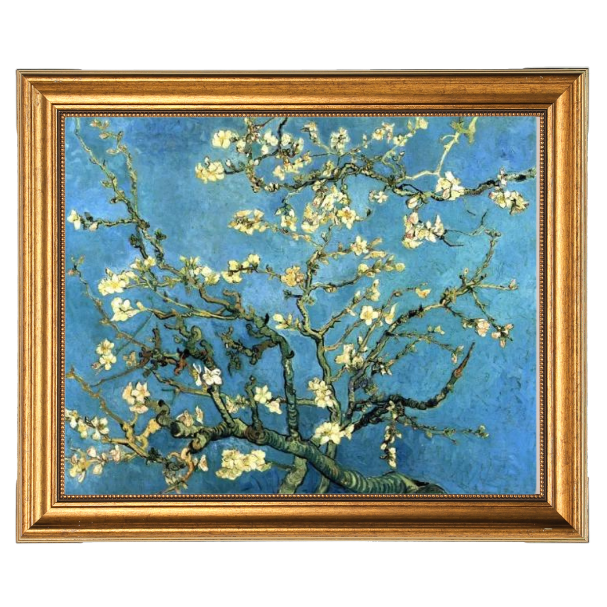 Branches with Almond Blossom - Vintage Wall Art Prints Decor For Living Room