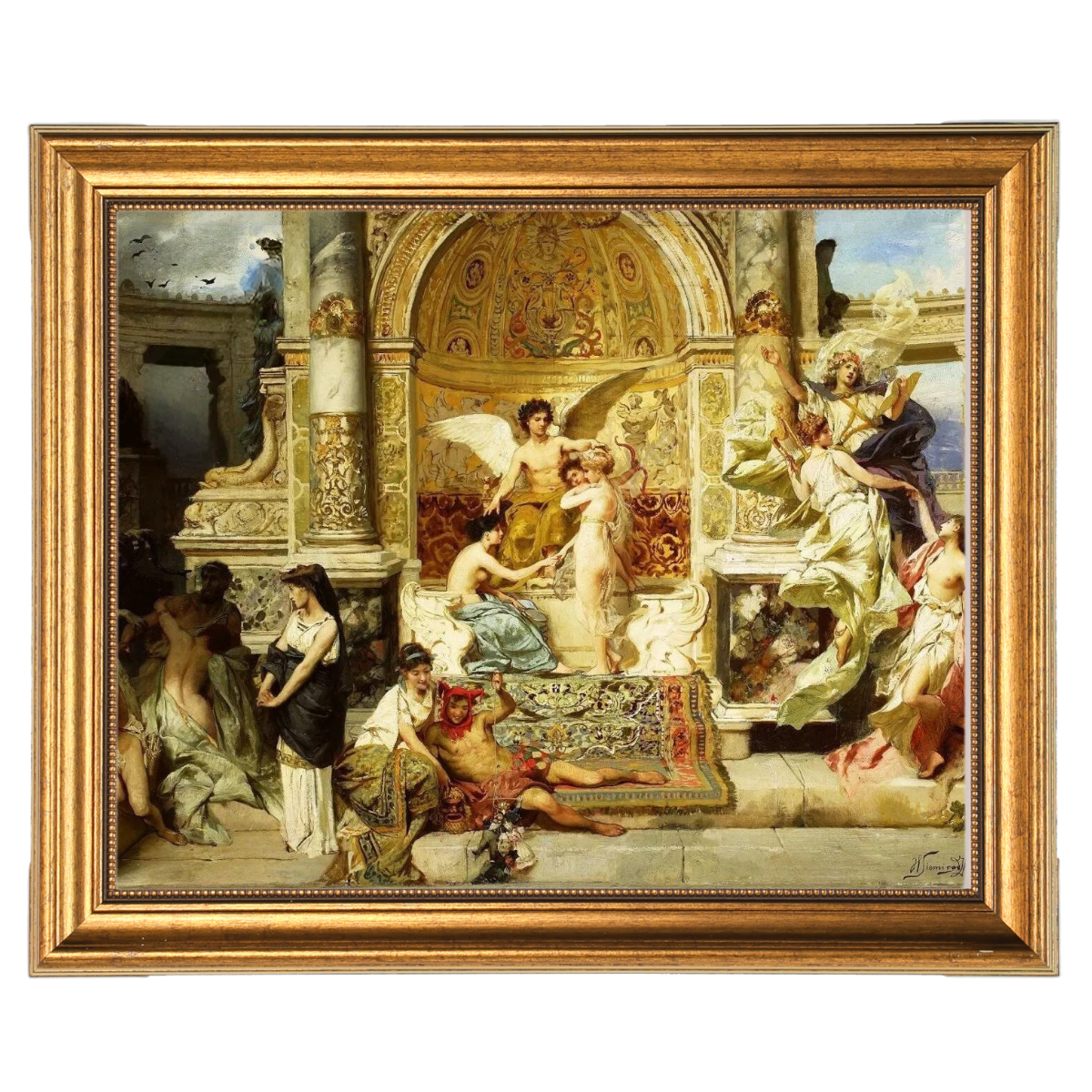 Kurtyna - Vintage Wall Art Prints Decor For Bedroom