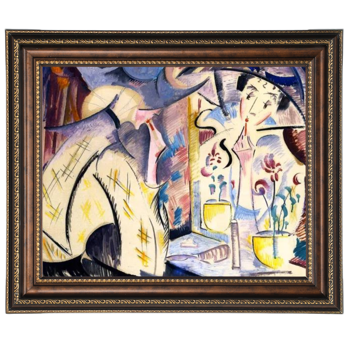 Woman at Her Dressing Table- Vintage Wall Art Prints Decor For Living Room