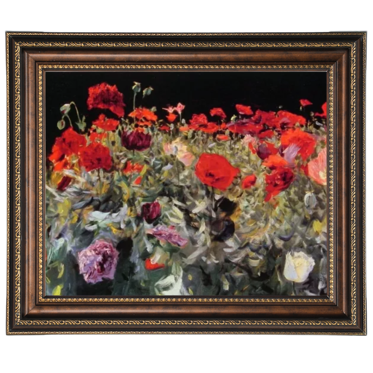 Poppies- Metal Flower Wall Art For Living Room