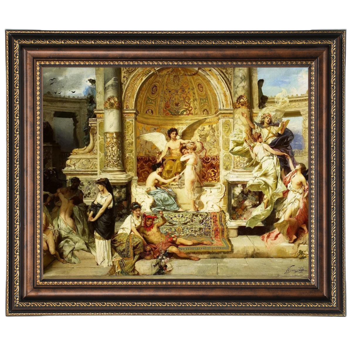 Kurtyna - Vintage Wall Art Prints Decor For Bedroom