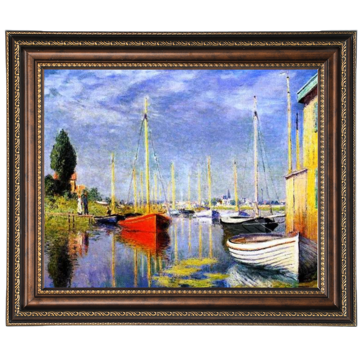 Yachts at Argenteuil - Vintage Wall Art Prints Decor For Living Room