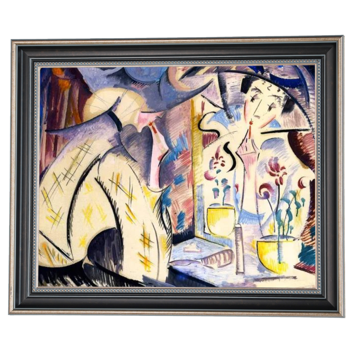 Woman at Her Dressing Table- Vintage Wall Art Prints Decor For Living Room
