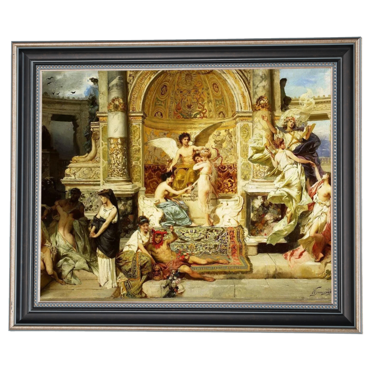 Kurtyna - Vintage Wall Art Prints Decor For Bedroom