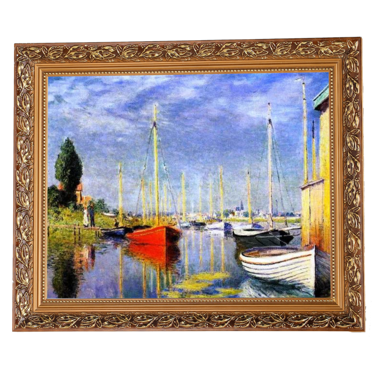 Yachts at Argenteuil - Vintage Wall Art Prints Decor For Living Room