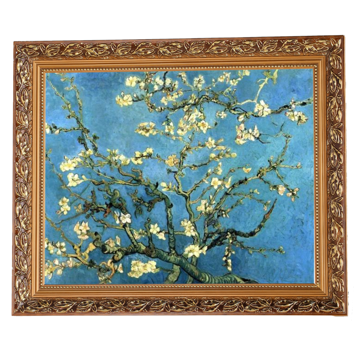 Branches with Almond Blossom - Vintage Wall Art Prints Decor For Living Room