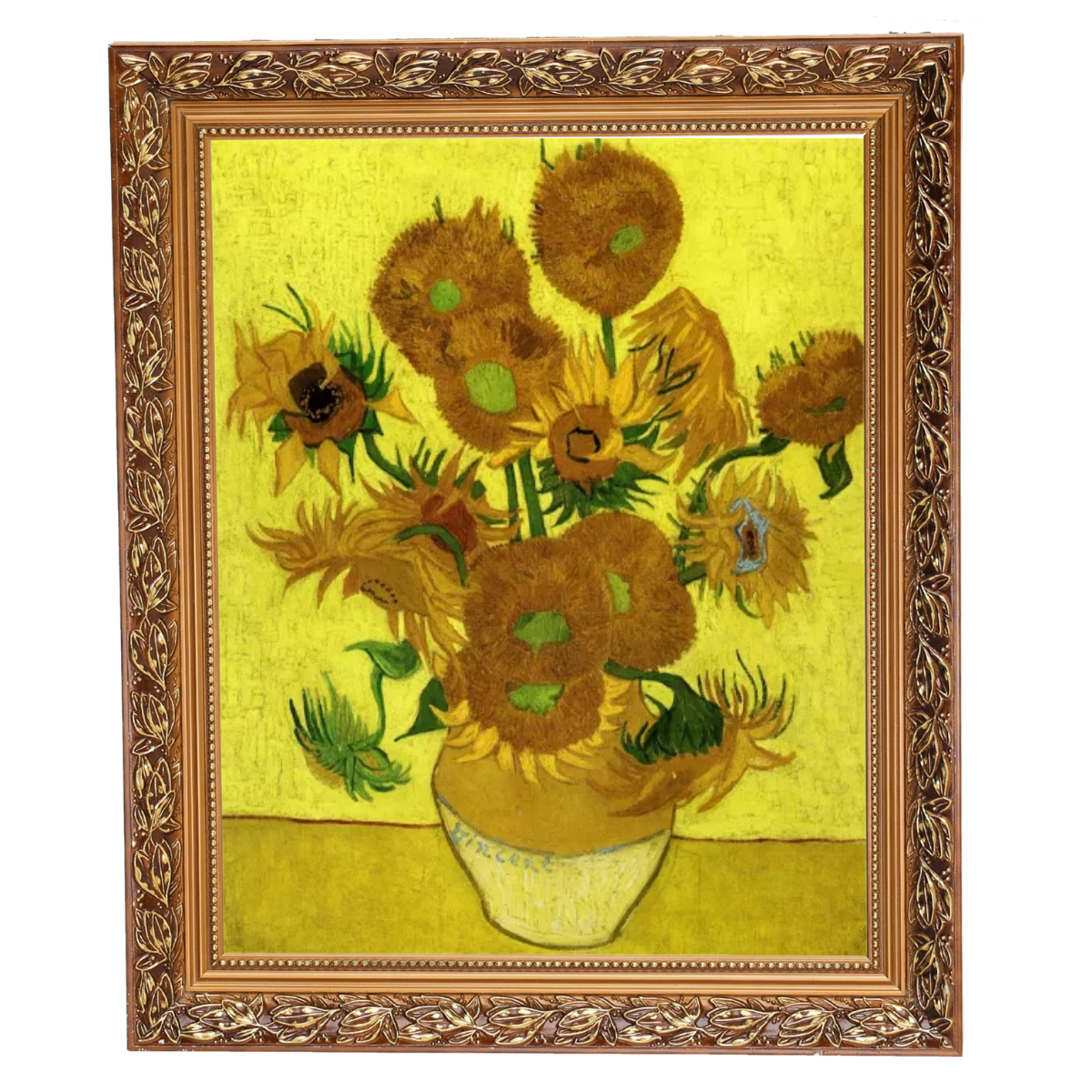 Still Life with Sun Flowers- Metal Art Wall Prints Decor For Living Room