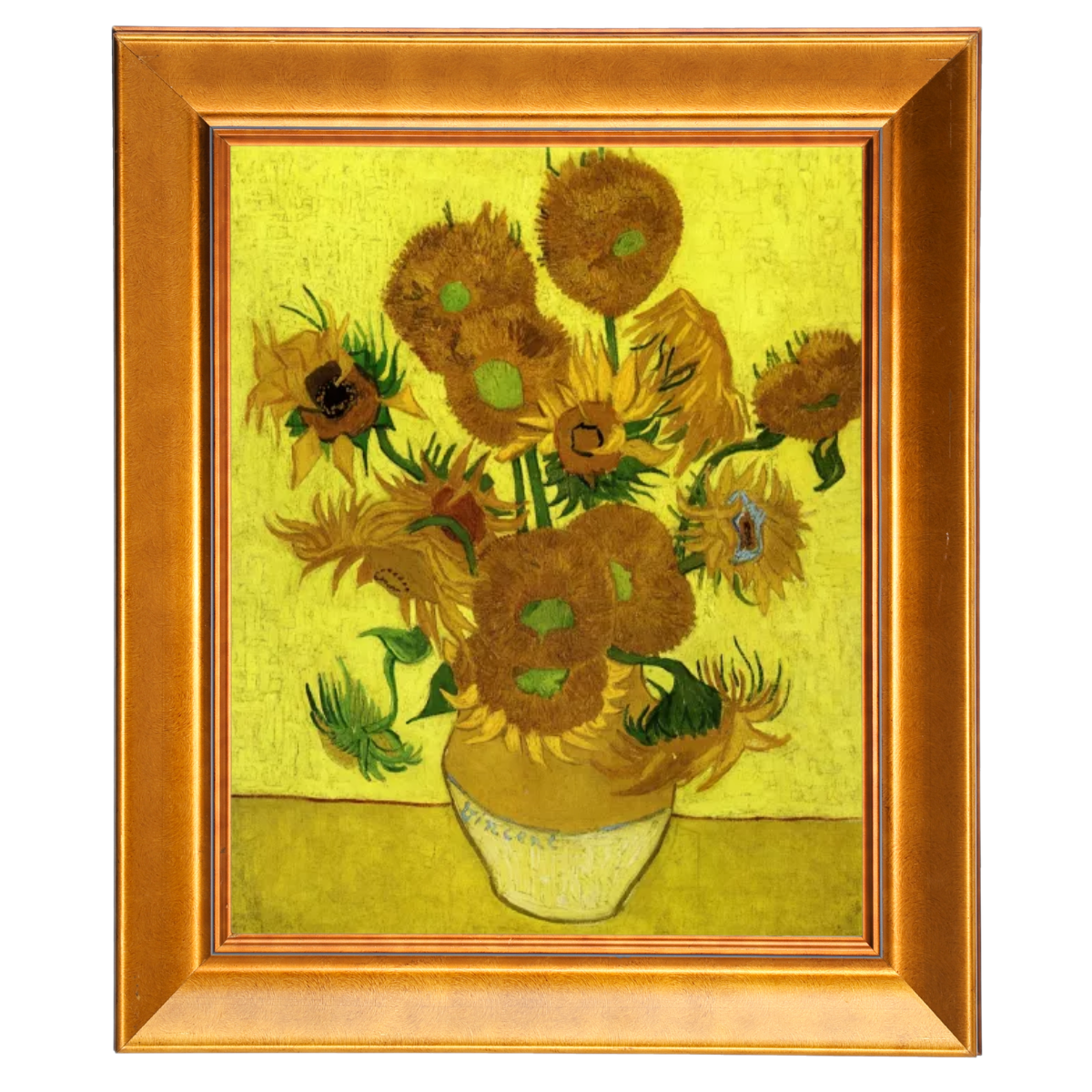 Still Life with Sun Flowers- Metal Art Wall Prints Decor For Living Room