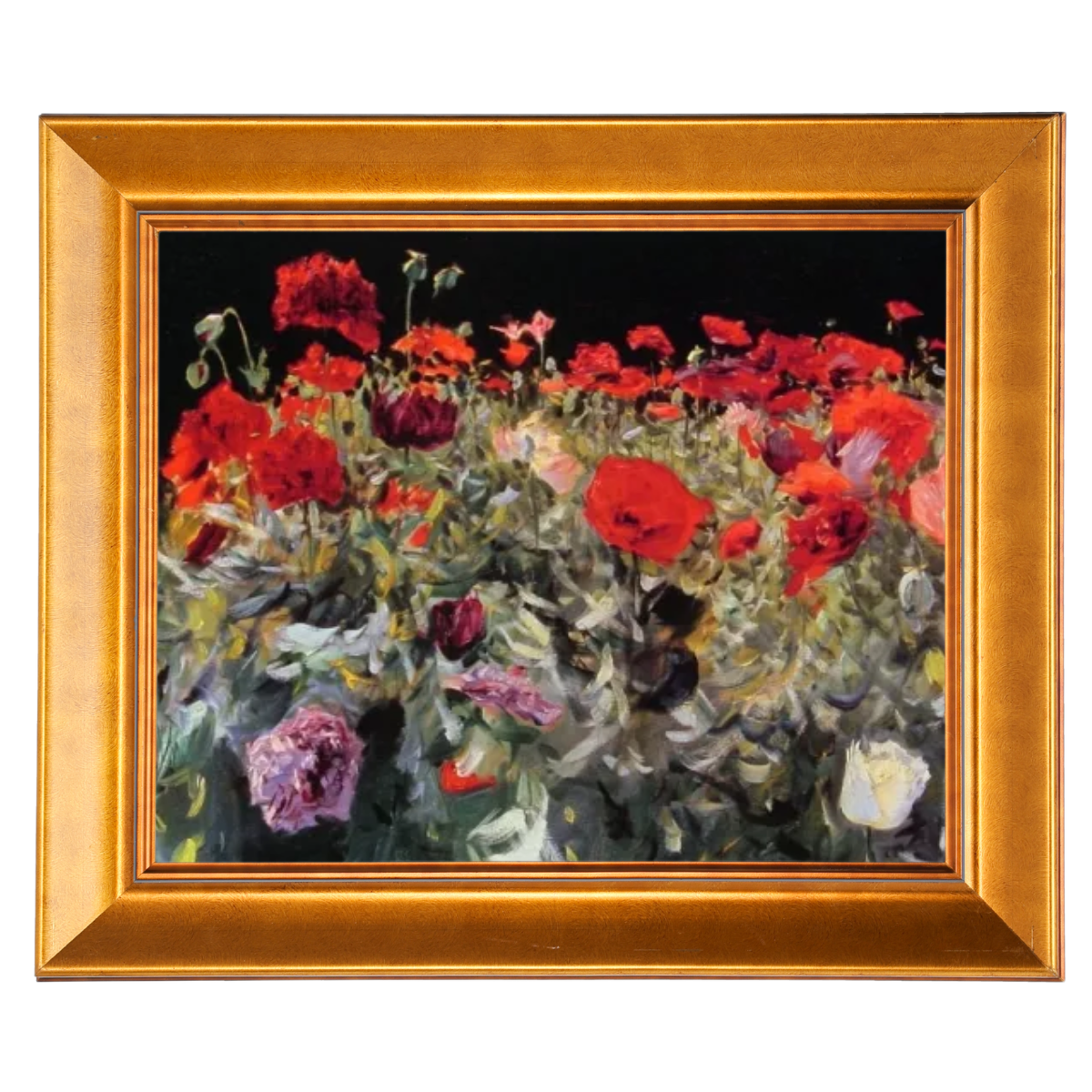 Poppies- Metal Flower Wall Art For Living Room