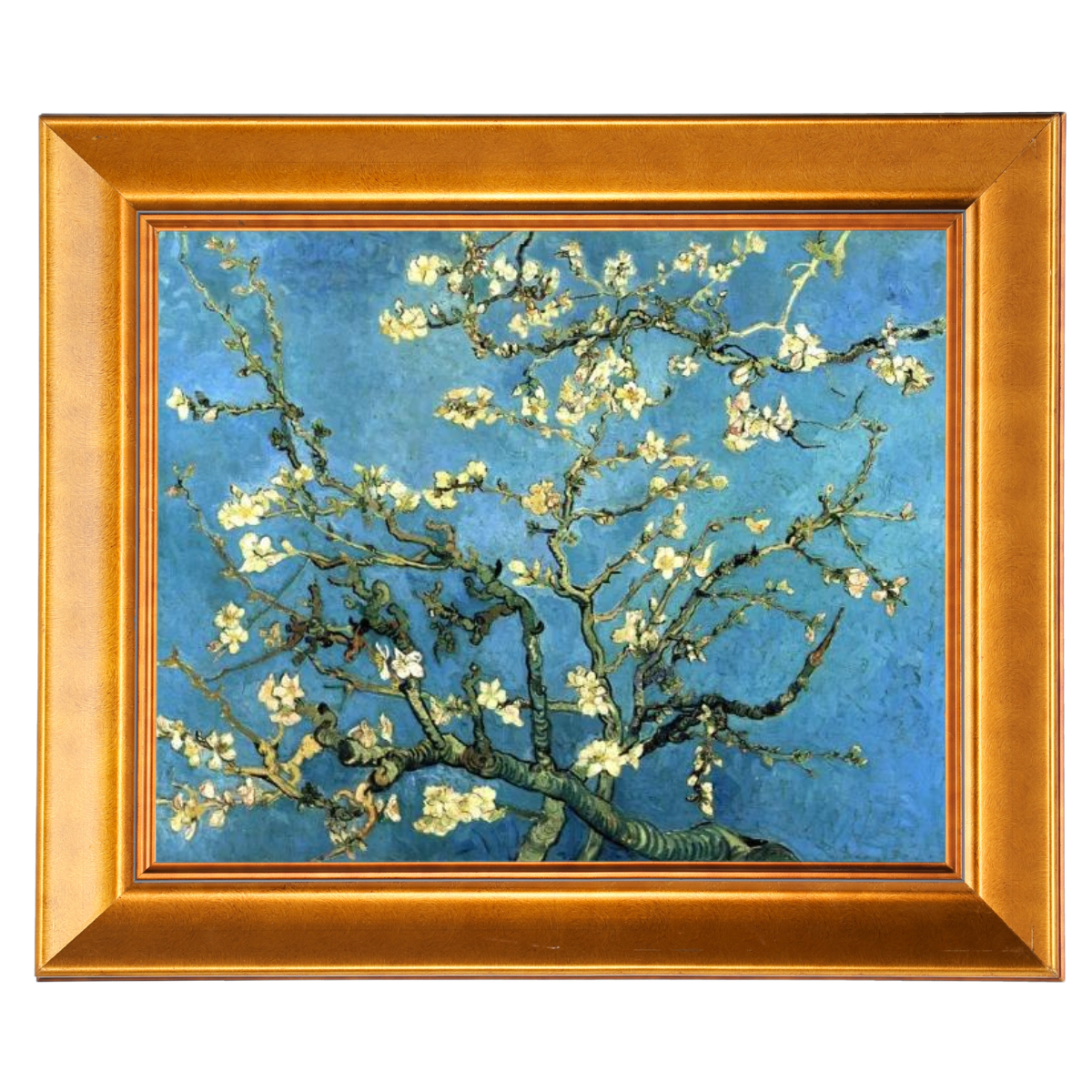 Branches with Almond Blossom - Vintage Wall Art Prints Decor For Living Room