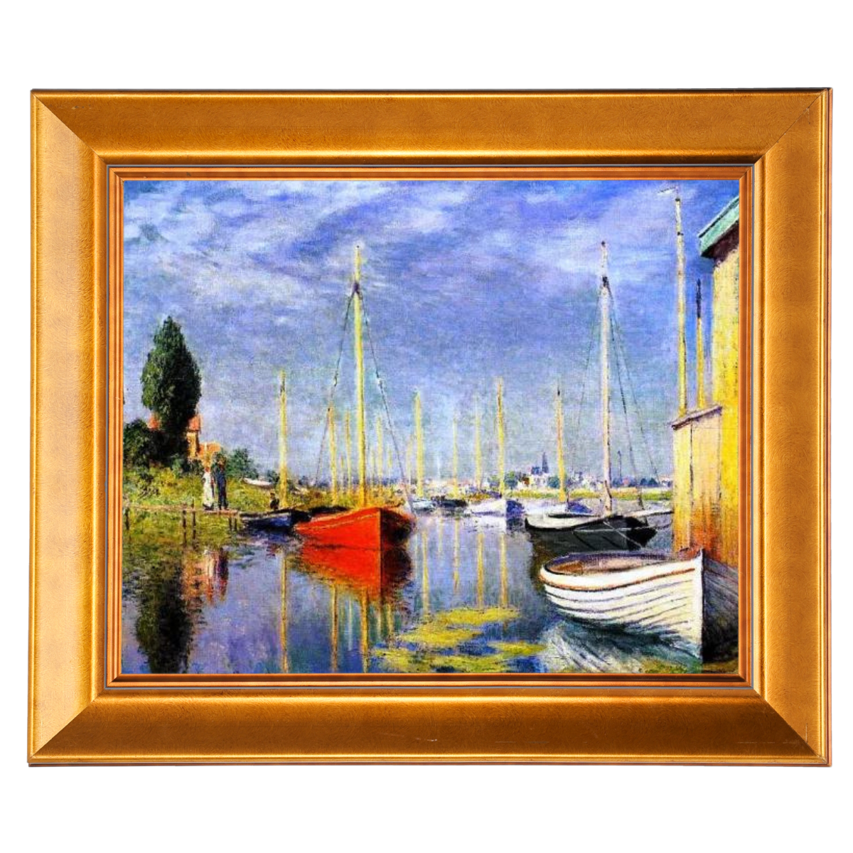 Yachts at Argenteuil - Vintage Wall Art Prints Decor For Living Room
