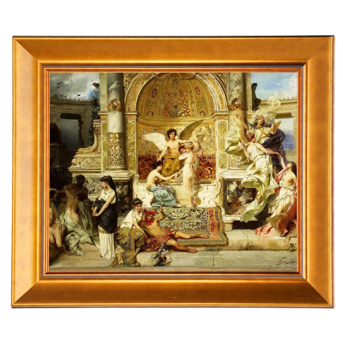 Kurtyna - Vintage Wall Art Prints Decor For Bedroom