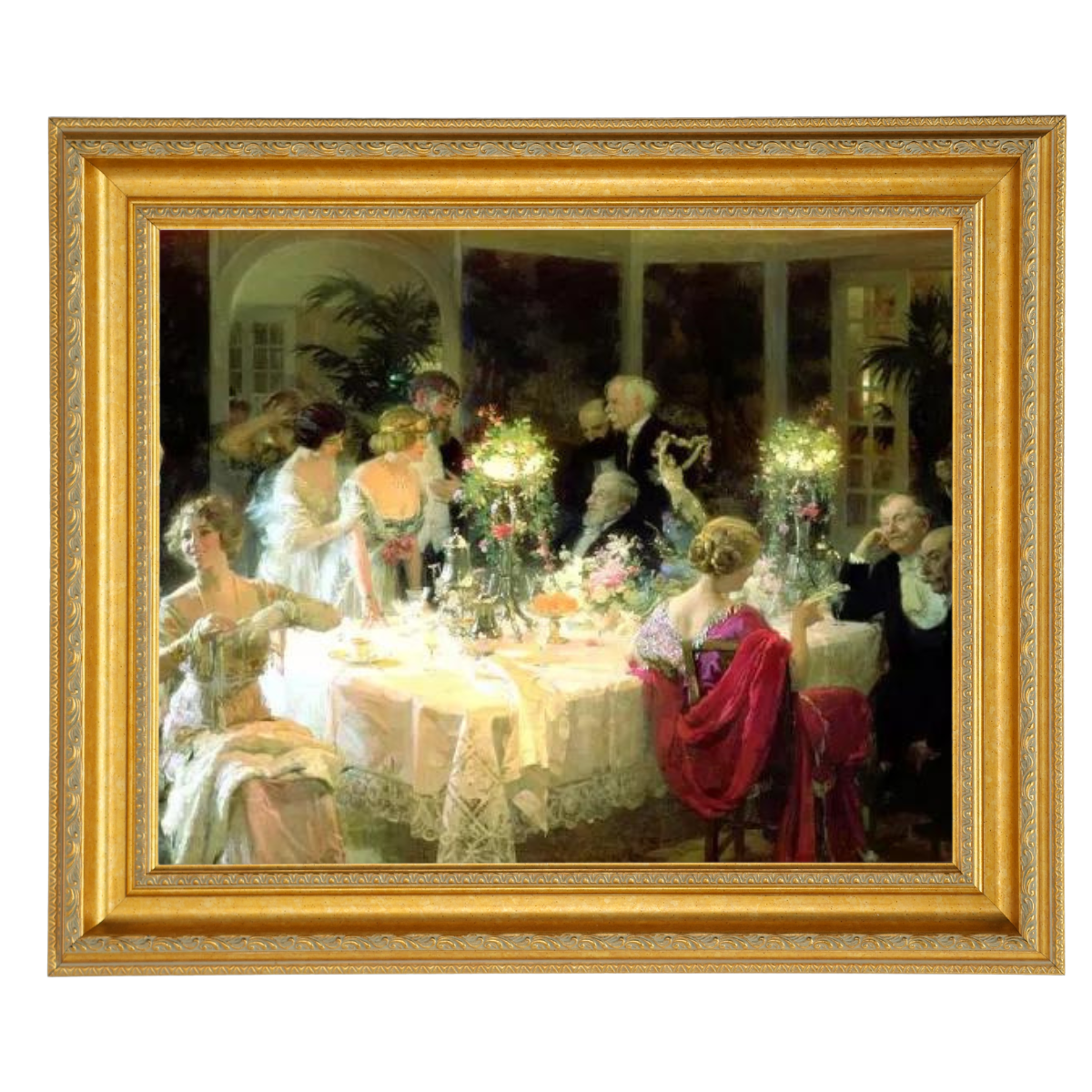 The End of Dinner - Vintage Wall Art Prints Decor For Dining Room