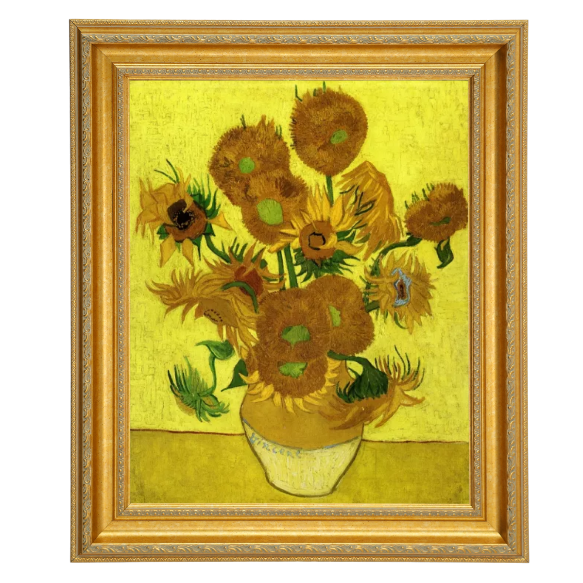 Still Life with Sun Flowers- Metal Art Wall Prints Decor For Living Room