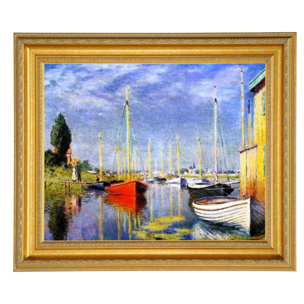 Yachts at Argenteuil - Vintage Wall Art Prints Decor For Living Room