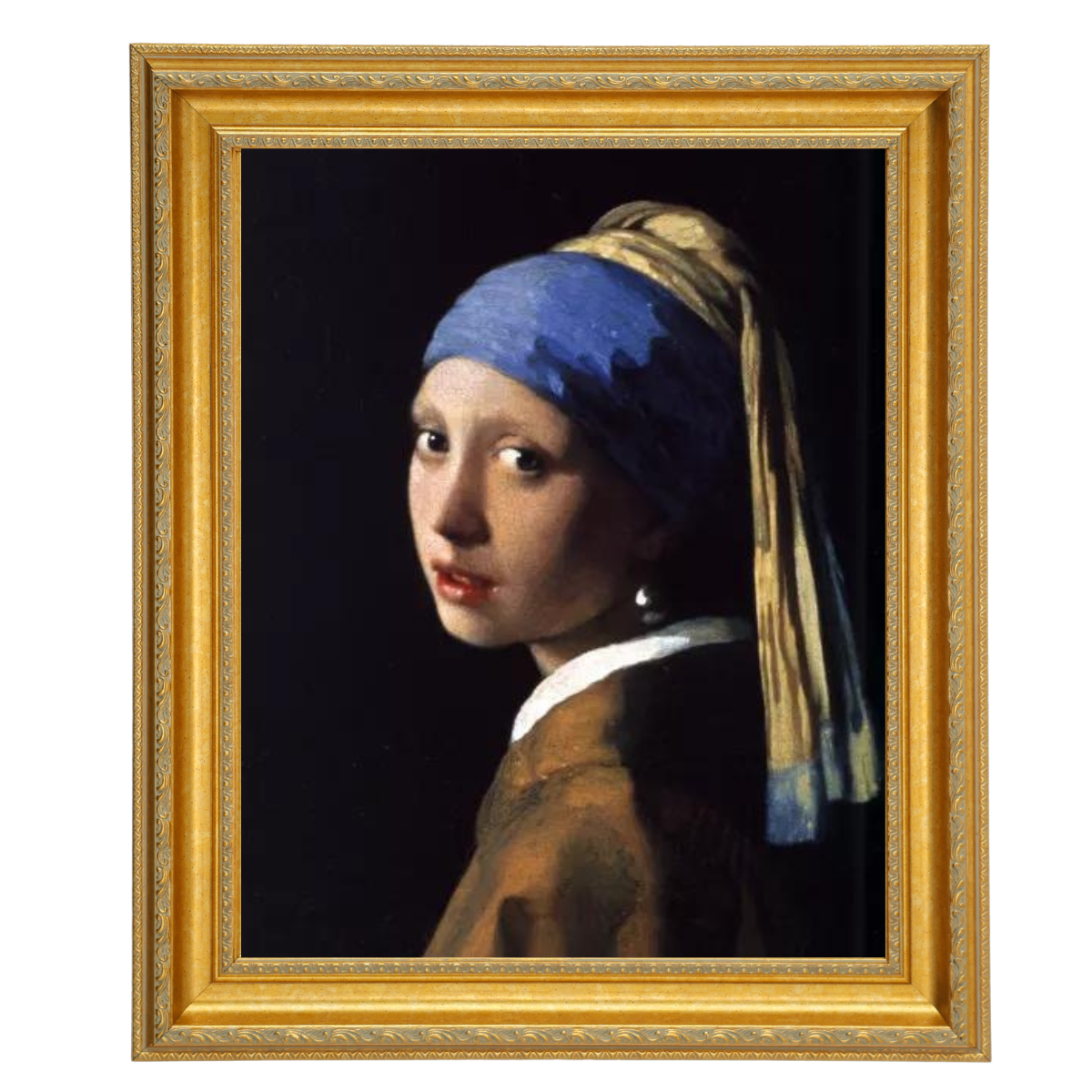 Girl With A Pearl Earring- Vintage Wall Art Prints Decor For Living Room