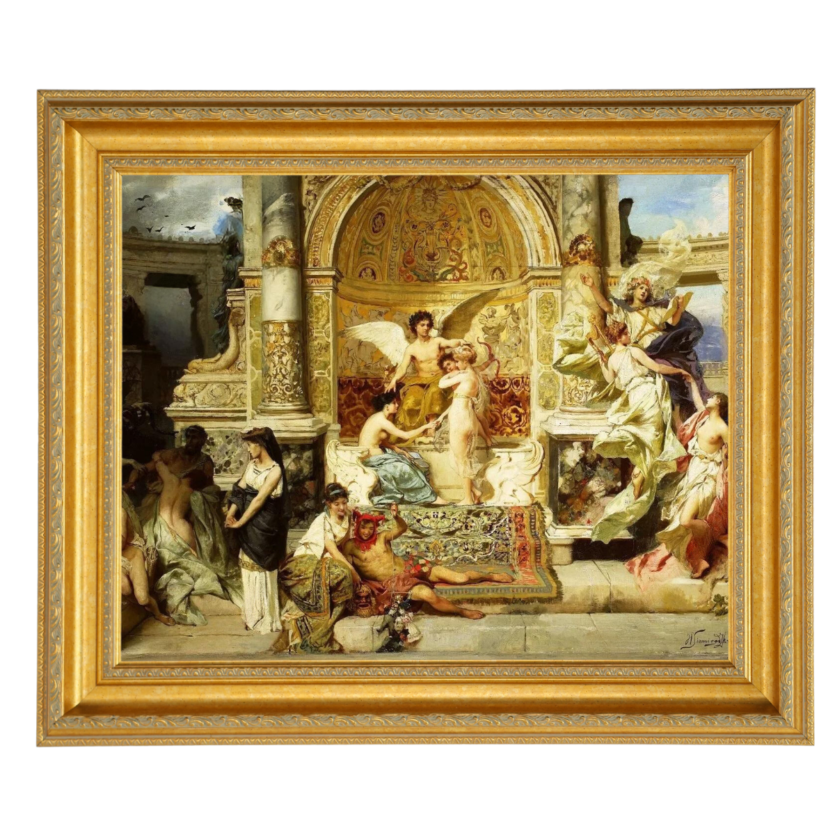 Kurtyna - Vintage Wall Art Prints Decor For Bedroom