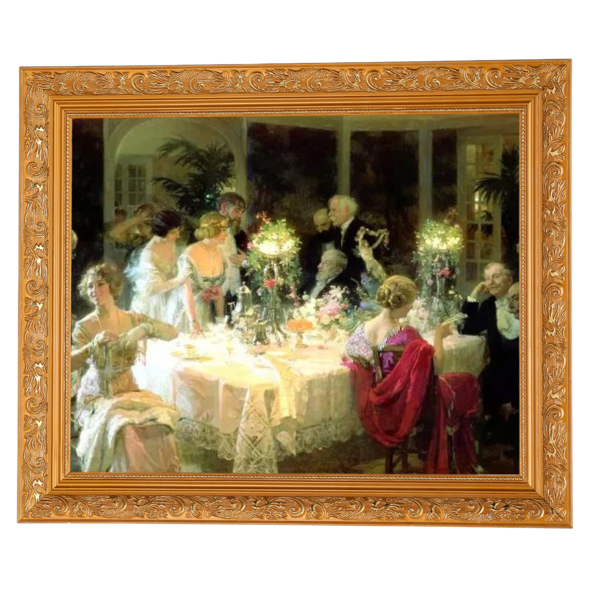 The End of Dinner - Vintage Wall Art Prints Decor For Dining Room