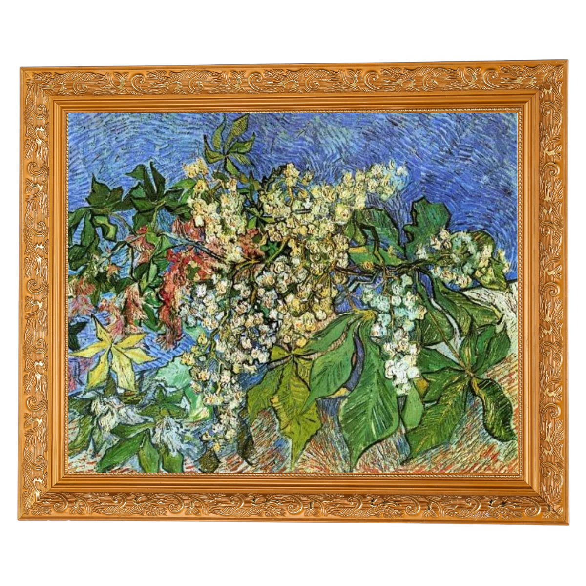 Blossoming Chestnut Branches