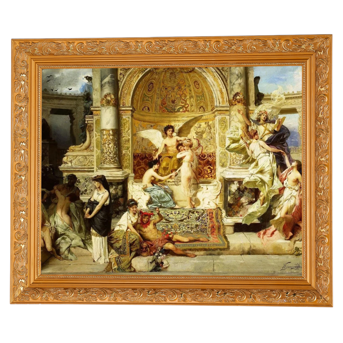 Kurtyna - Vintage Wall Art Prints Decor For Bedroom