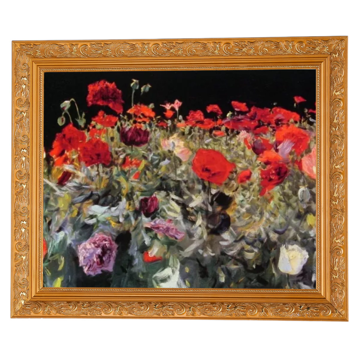Poppies- Metal Flower Wall Art For Living Room