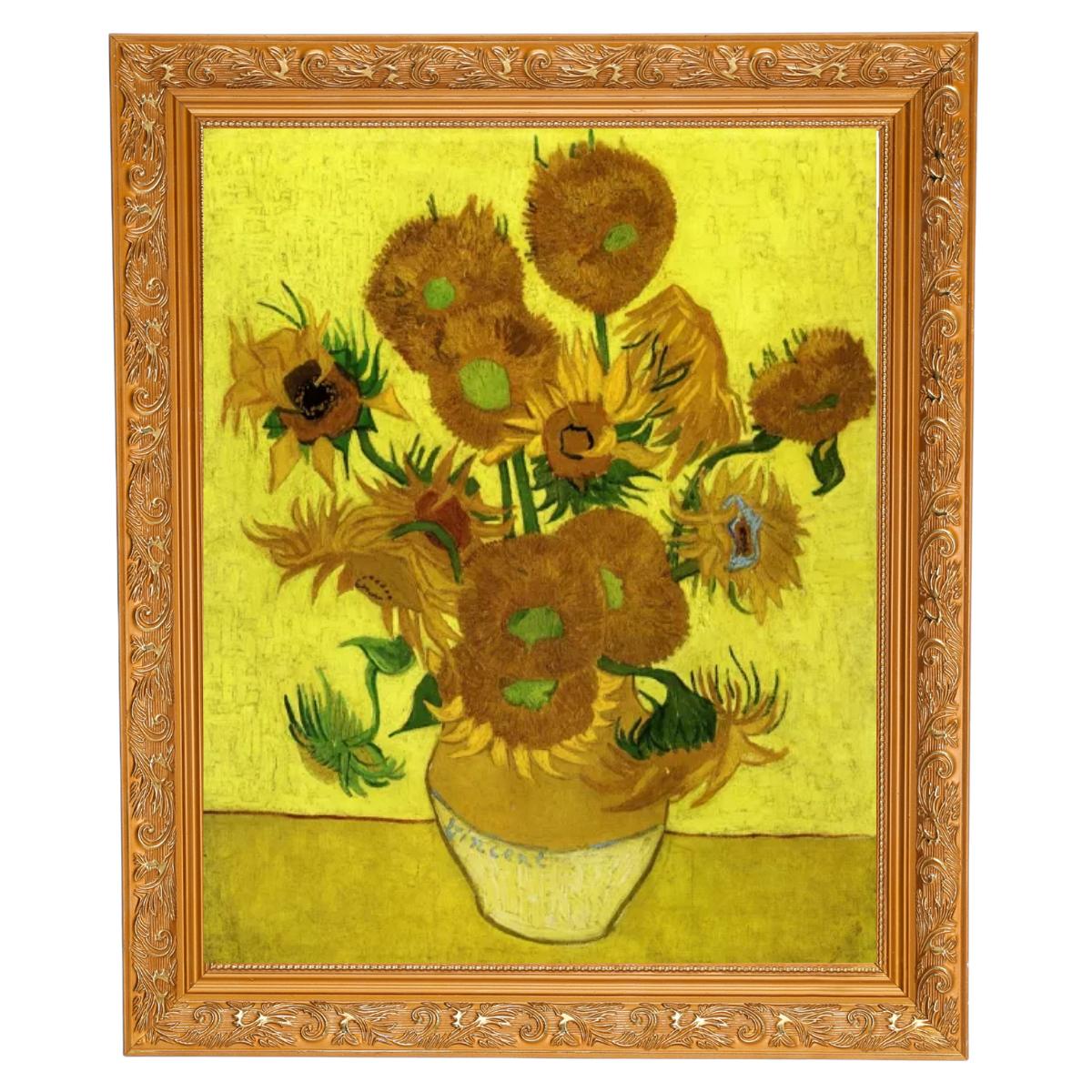 Still Life with Sun Flowers- Metal Art Wall Prints Decor For Living Room