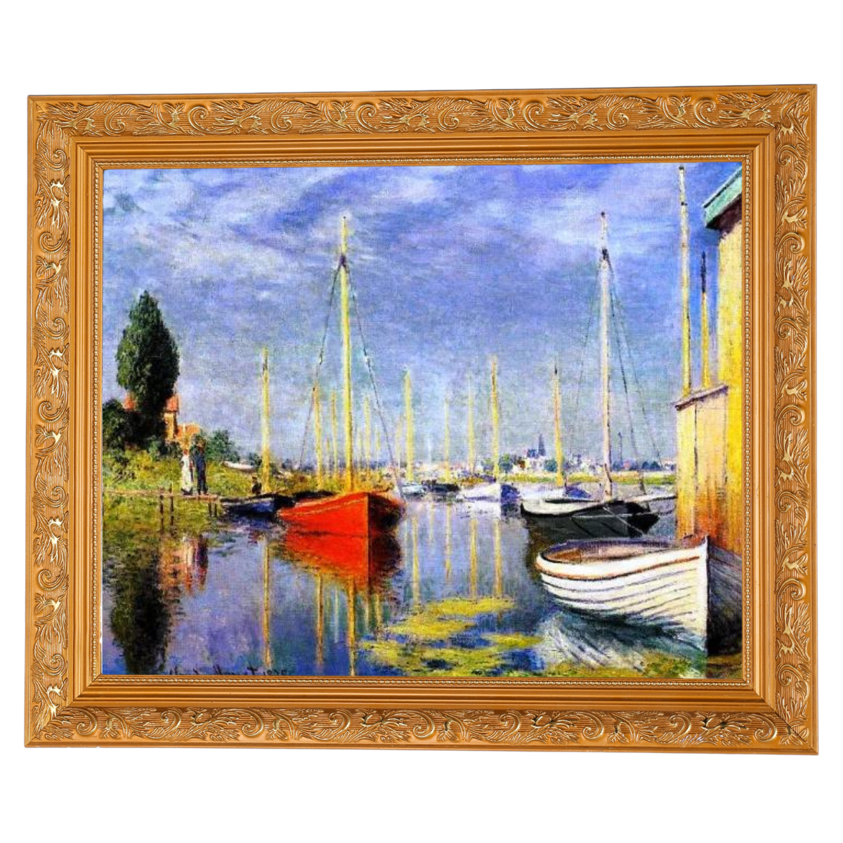 Yachts at Argenteuil - Vintage Wall Art Prints Decor For Living Room