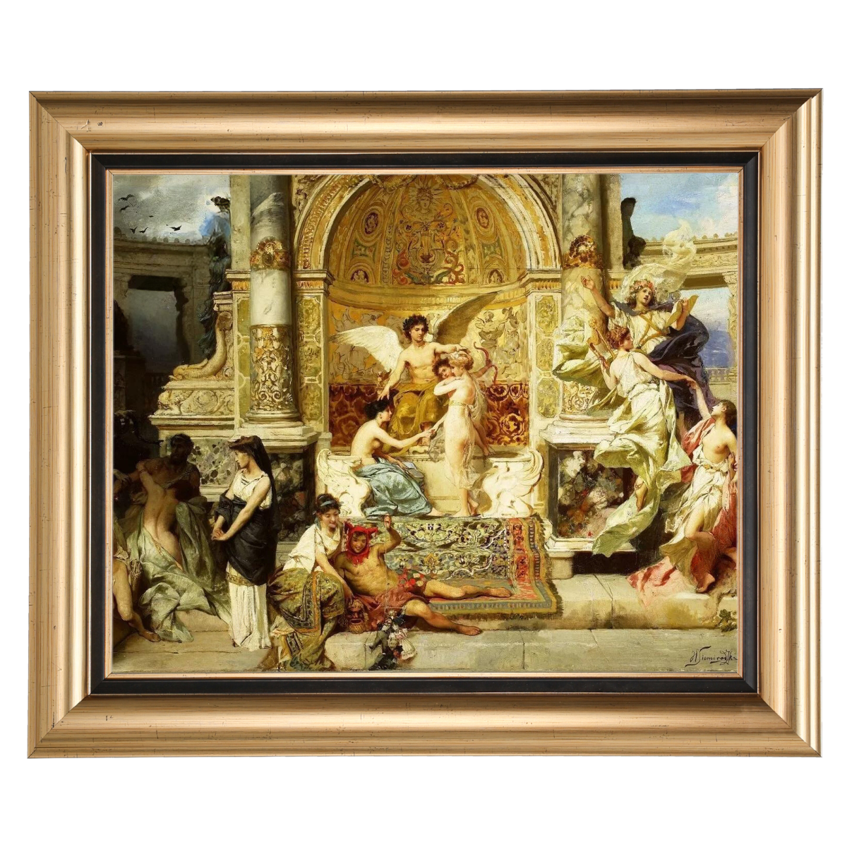 Kurtyna - Vintage Wall Art Prints Decor For Bedroom
