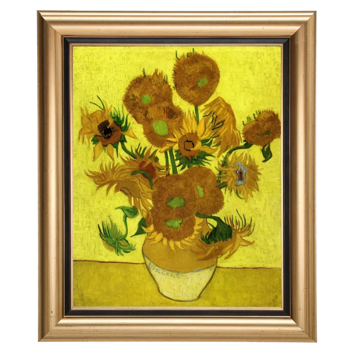 Still Life with Sun Flowers- Metal Art Wall Prints Decor For Living Room
