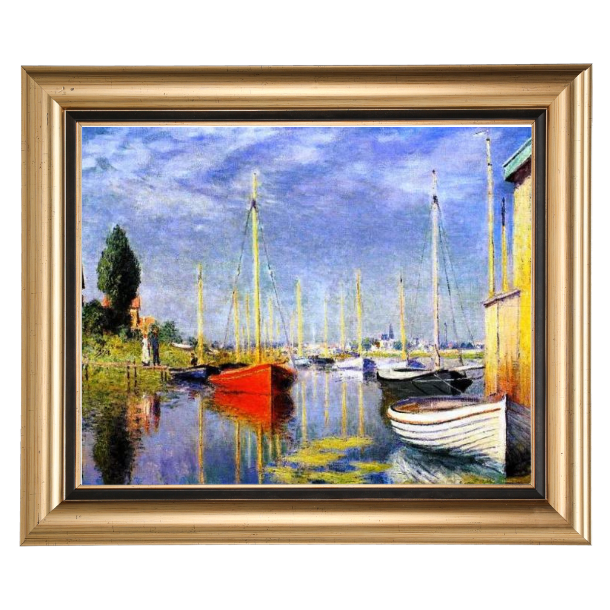 Yachts at Argenteuil - Vintage Wall Art Prints Decor For Living Room