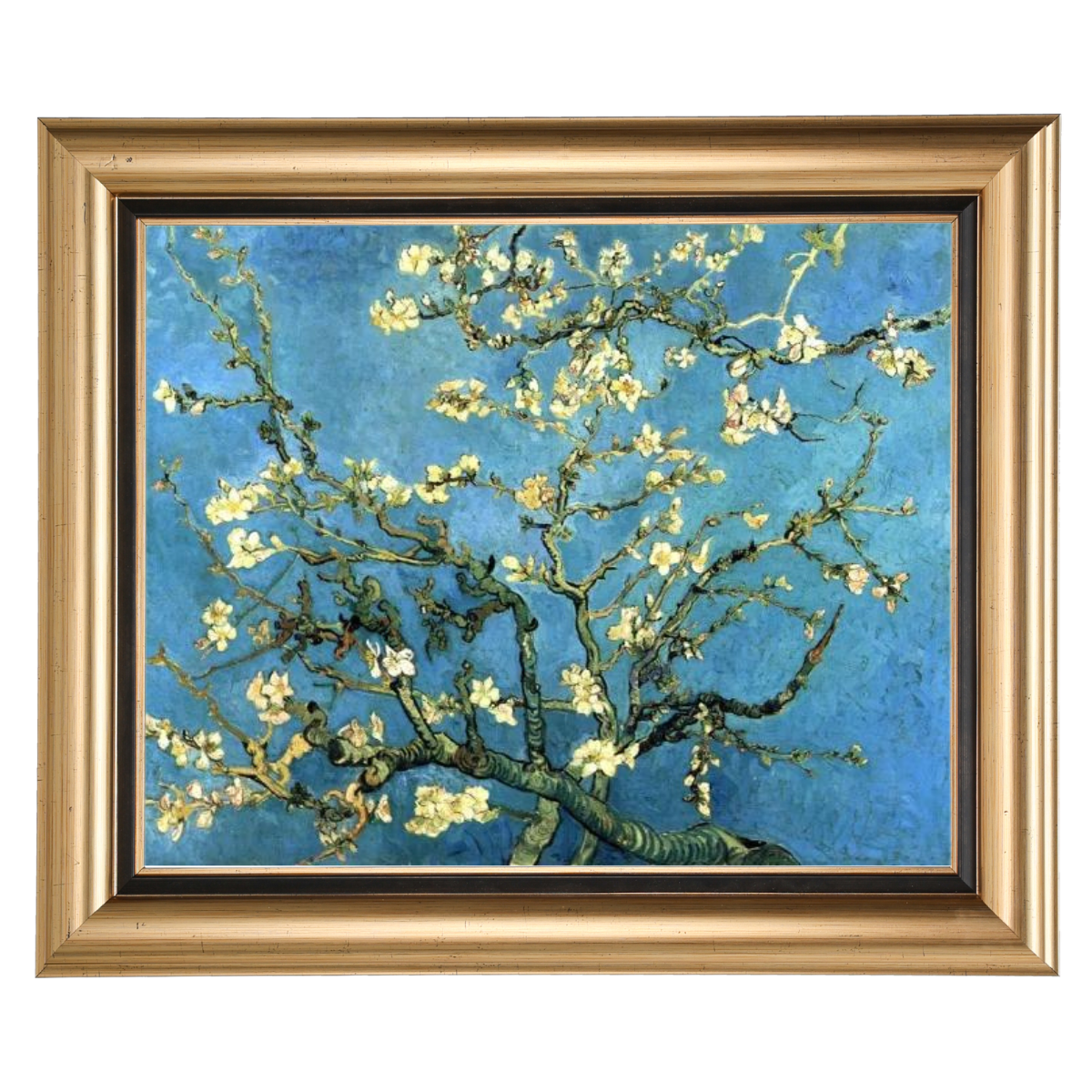 Branches with Almond Blossom - Vintage Wall Art Prints Decor For Living Room