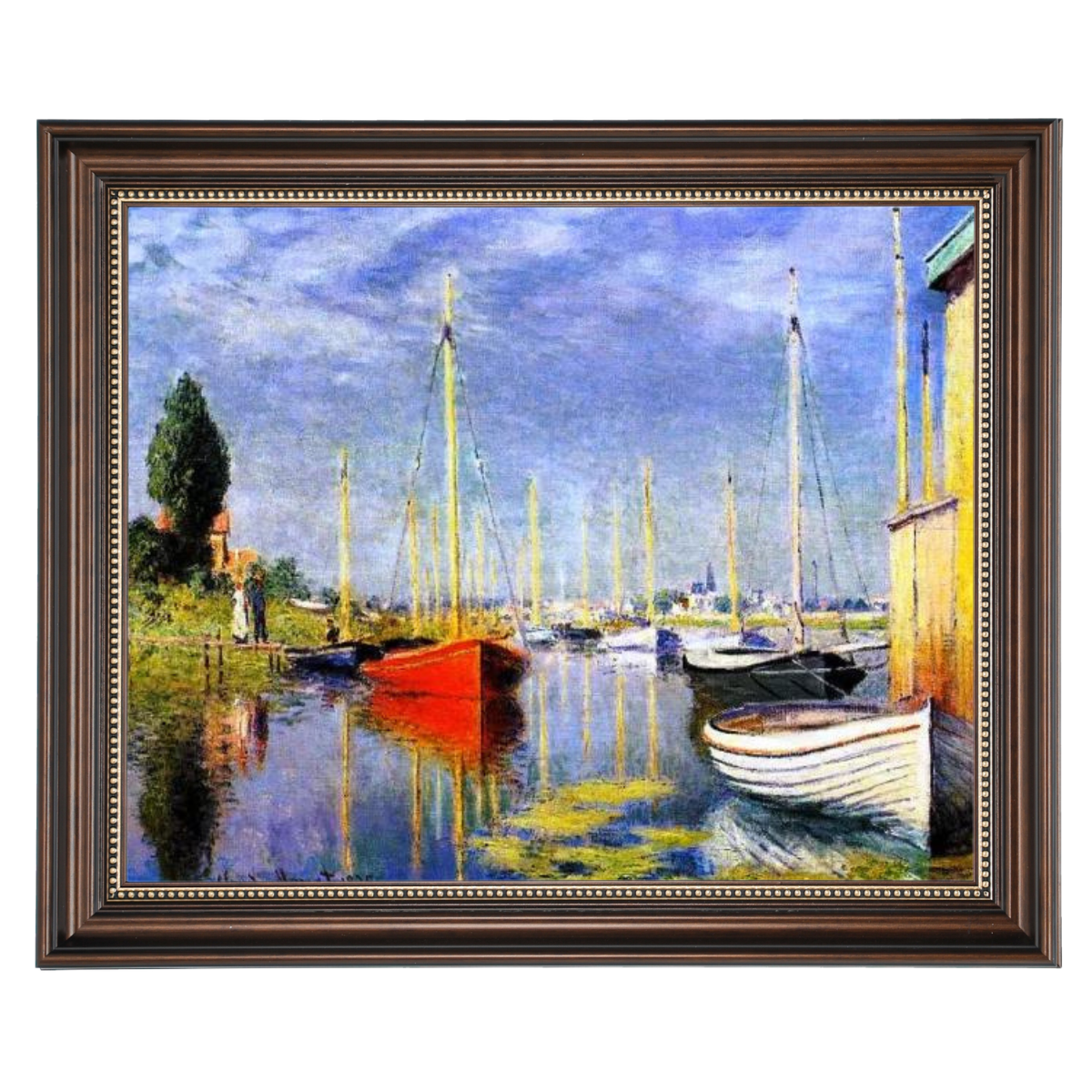 Yachts at Argenteuil - Vintage Wall Art Prints Decor For Living Room