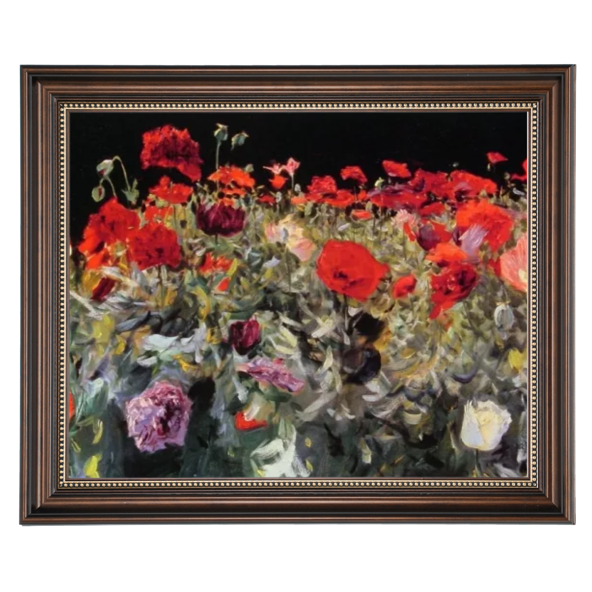 Poppies- Metal Flower Wall Art For Living Room