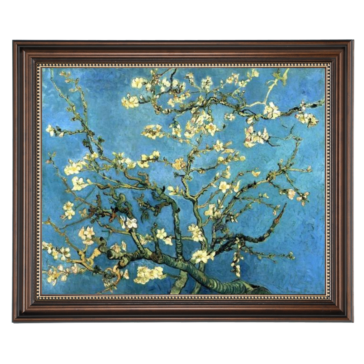 Branches with Almond Blossom - Vintage Wall Art Prints Decor For Living Room